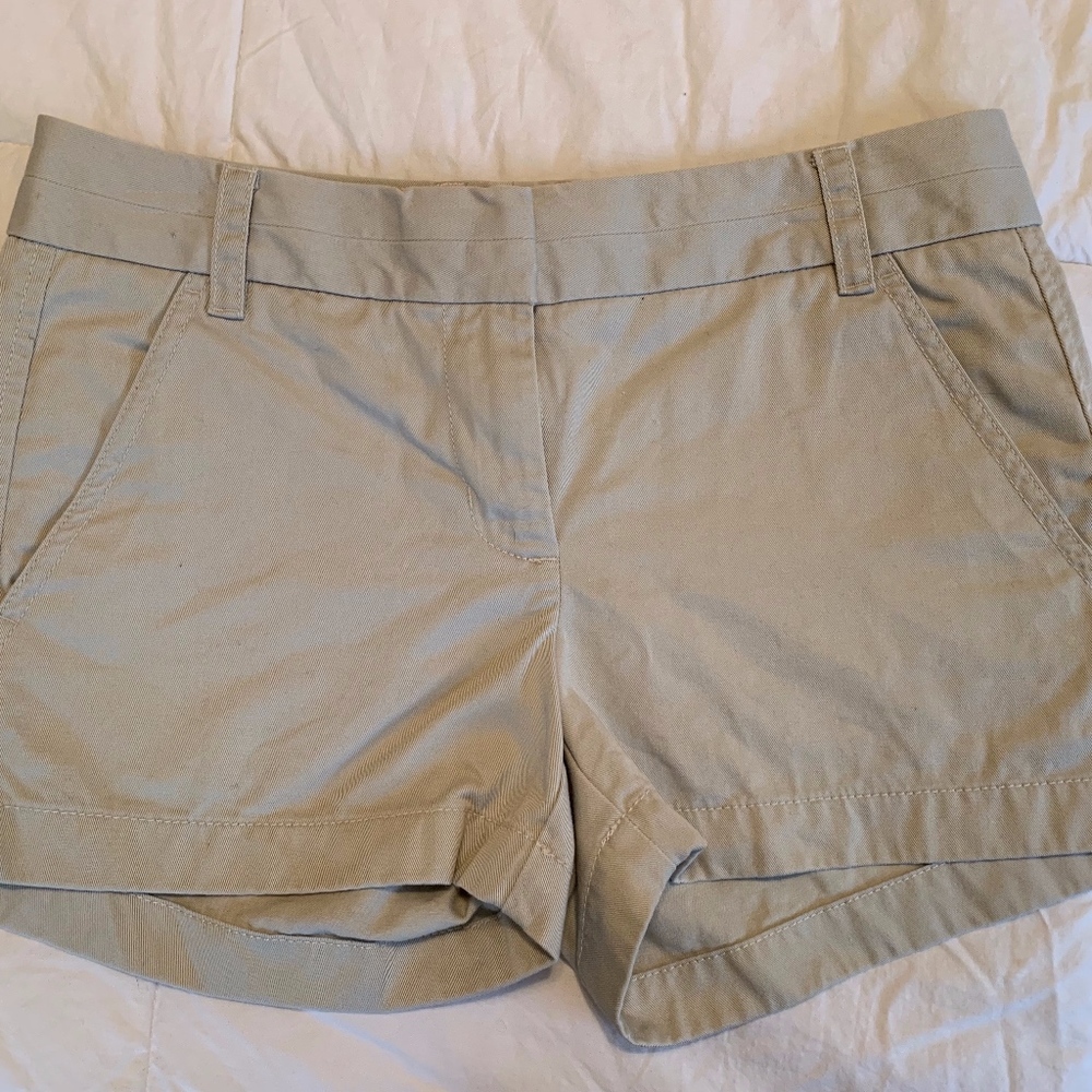 Khaki J.Crew Classic Chinos
